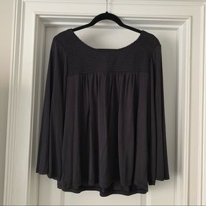 Lucky Brand Smocked Blouse